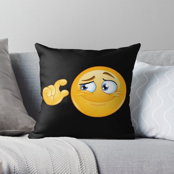 Emoji Pillow Sham Cartoon Like Smiley Faces of Mosters Happy Sad