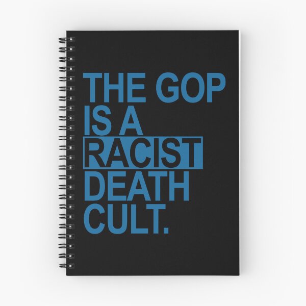 Item preview, The GOP is a racist death cult - BLUE BOX designed and sold by Thelittlelord.