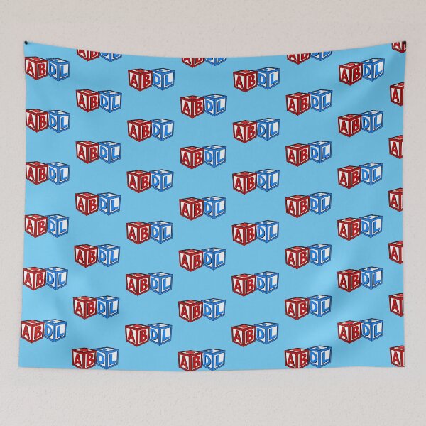 Item preview, ABDL - Letter blocks blue designed and sold by DF3.
