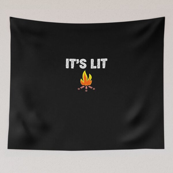 Item preview, Funny Camping- It's Lit designed and sold by DSweethearts.