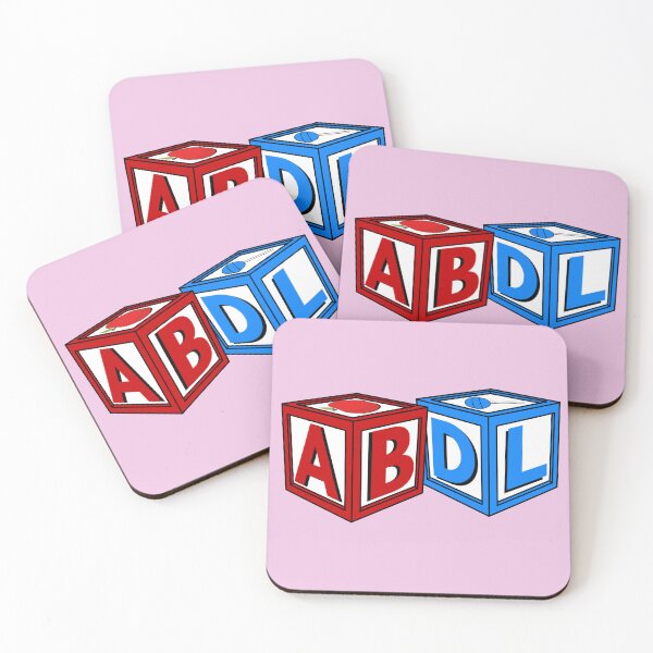 Item preview, ABDL - Letter blocks Pink designed and sold by DF3.