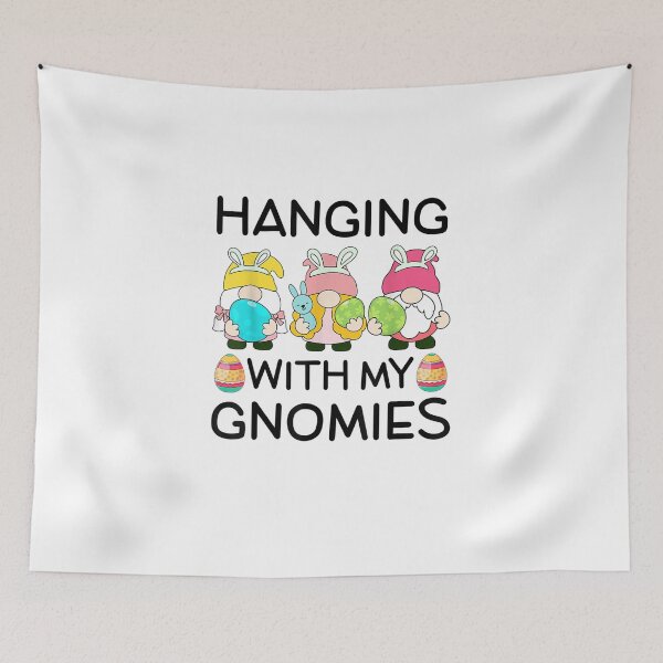 Item preview, Gnome Easter Squad For Girls Hanging With My Gnomies Eggs T-Shirt designed and sold by shop   luisant.