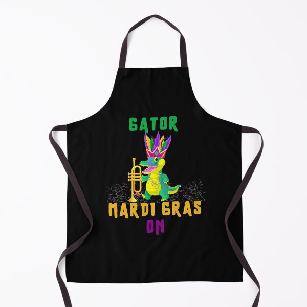 Item preview, Gator Mardi Gras On designed and sold by MacAndMoose.