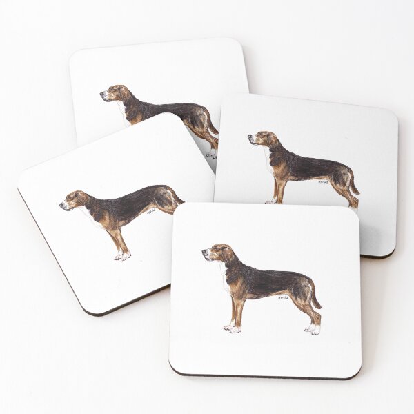 Item preview, Hamiltonstovare - Black, Tan and White Hound - Dog Breed Show Stack Stand designed and sold by Amber Westwood.
