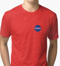 Nasa logo at the chest Tri-blend T-Shirt