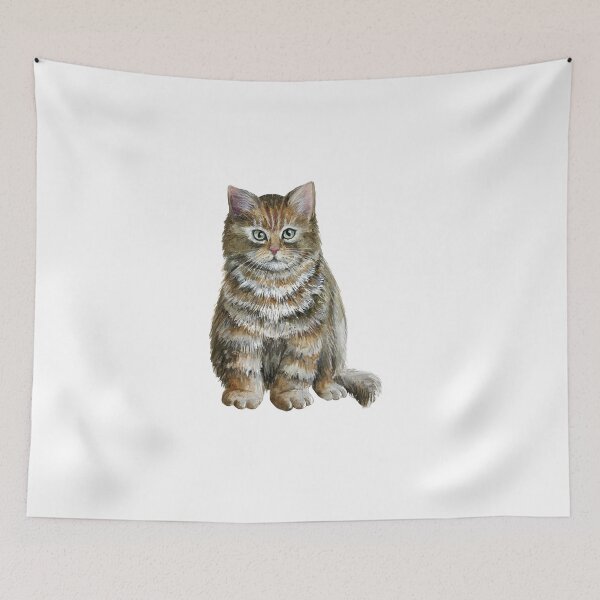 Item preview, Watercolor Cat 6 designed and sold by magicbyrc.