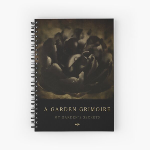 Garden Journals: Black Tulip Spiral Notebook