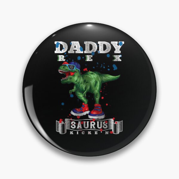 Item preview, Mens Jurasskicked Daddy Saurus Rex Kicke´n | Cool Daddysaurus Rex T-Shirt designed and sold by shop   luisant.