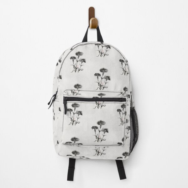 Item preview, Sumie ink brush carnations on textured paper designed and sold by CuisineCat.
