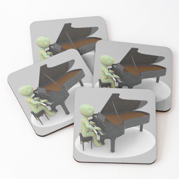 Item preview, Psychedelic Piano Player designed and sold by JoanNinjaHen.