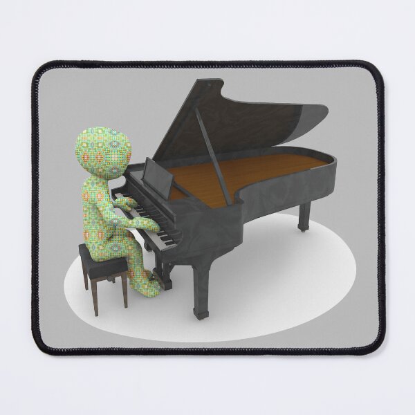 Item preview, Psychedelic Piano Player designed and sold by JoanNinjaHen.