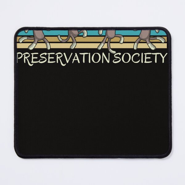 Item preview, Sock Monkey Preservation Society Retro Vintage Stripes designed and sold by The Masked Designer.