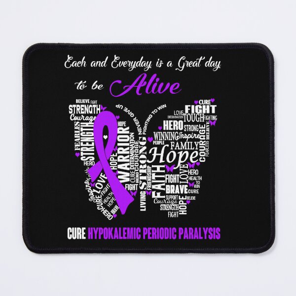 Item preview, Butterfly Ribbon Cure Hypokalemic Periodic Paralysis Awareness designed and sold by Tadmab.