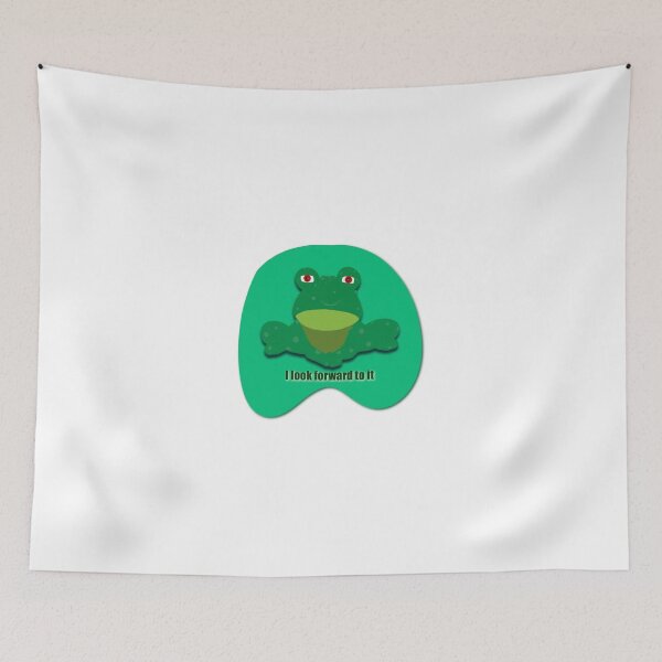 Item preview, I look forward to it frog designed and sold by Wasted Potential ink.