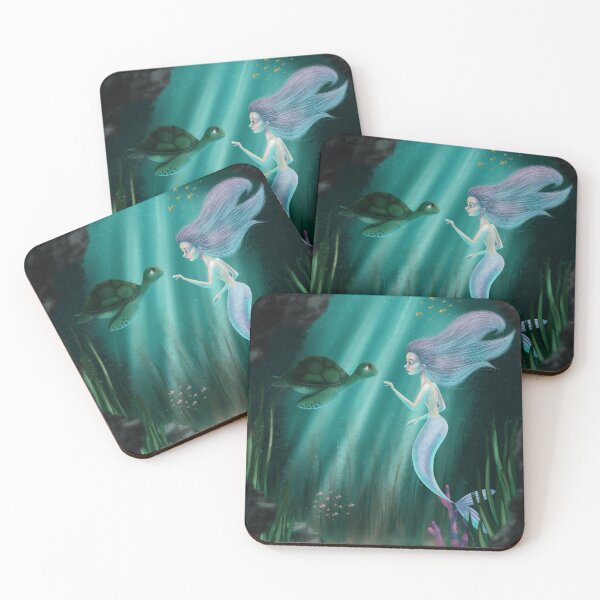 Item preview, The Mermaid Met The Turtle  designed and sold by Eliska18.
