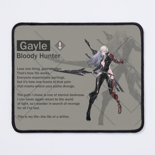 Item preview, Gayle - Bloody Hunter (Nier Reincarnation) designed and sold by VelvetZone.