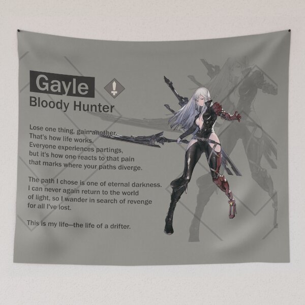 Item preview, Gayle - Bloody Hunter (Nier Reincarnation) designed and sold by VelvetZone.