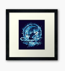 water storm Framed Print