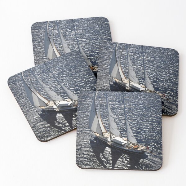 Item preview, aerial photograph of sailboat designed and sold by laikaincosmos.