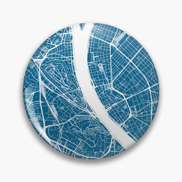 Item preview, Budapest, Hungary, City Map - Blue designed and sold by helloadventure.