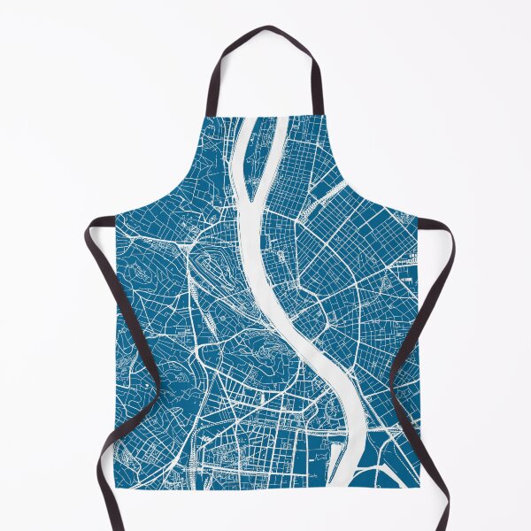 Item preview, Budapest, Hungary, City Map - Blue designed and sold by helloadventure.