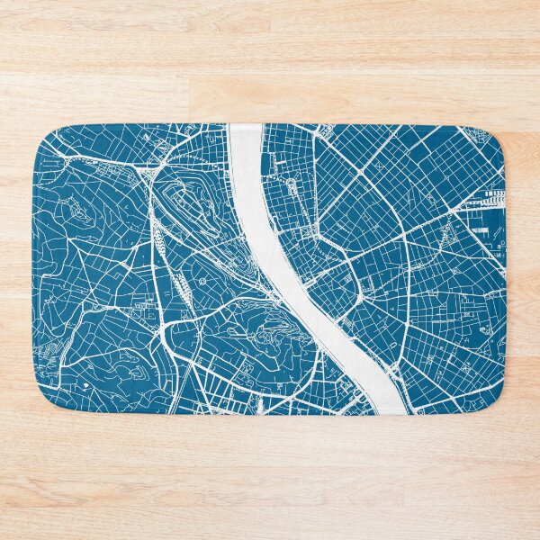 Item preview, Budapest, Hungary, City Map - Blue designed and sold by helloadventure.