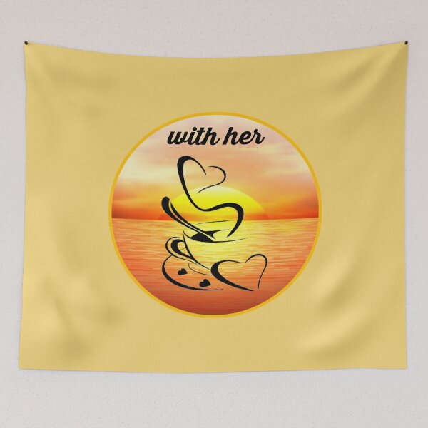 Item preview,  This morning with her having coffee. designed and sold by Umiska.