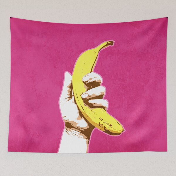 Item preview, Hand with Banana | Pop Art designed and sold by williamcuccio.