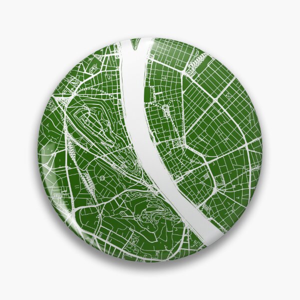 Item preview, Budapest, Hungary, City Map - Green designed and sold by helloadventure.