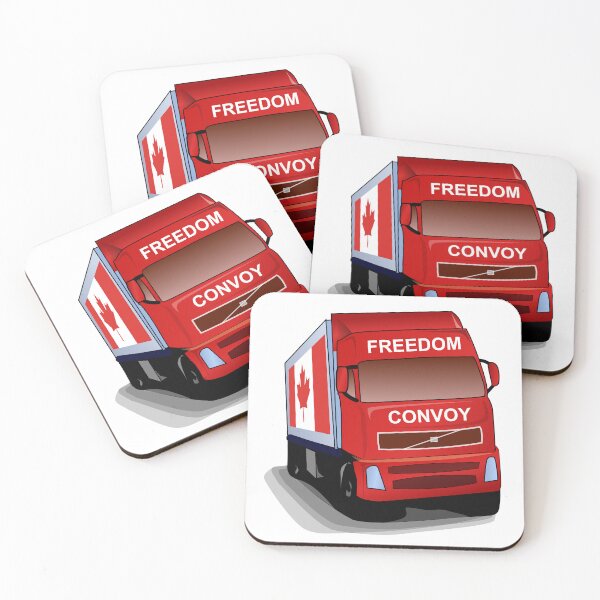 Artikelvorschau, Freedom Convoy Canada 3 Transparenter Hintergrund Quadrat entworfen und verkauft von LeonardoDigenio.