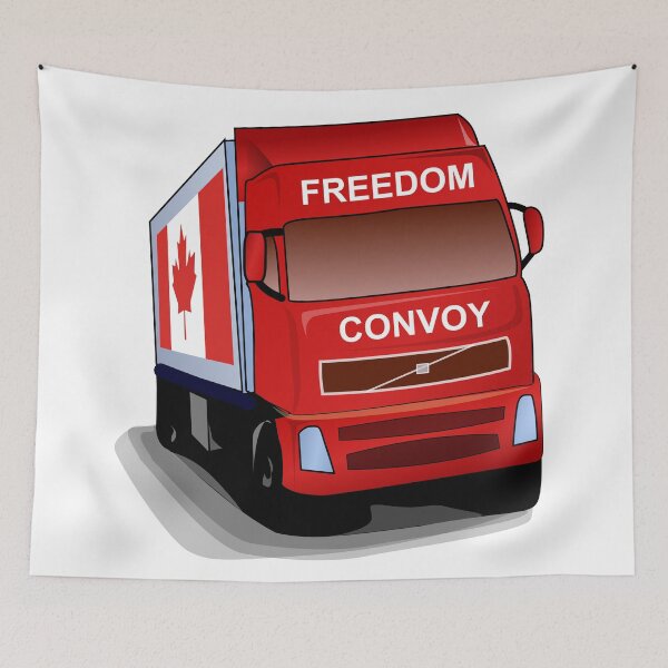 Item preview, Freedom Convoy Canada 3 Transparent Background Square designed and sold by LeonardoDigenio.