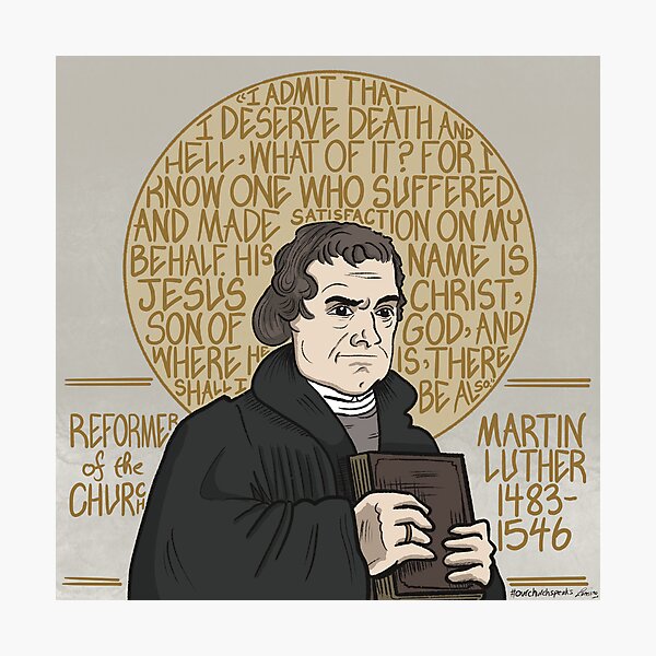 Item preview, Martin Luther (1483-1546), Reformer of the Church designed and sold by LansingCreative.