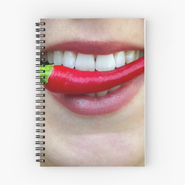 Item preview, Girl with red Chilli pepper in lips designed and sold by Momo-Stores.