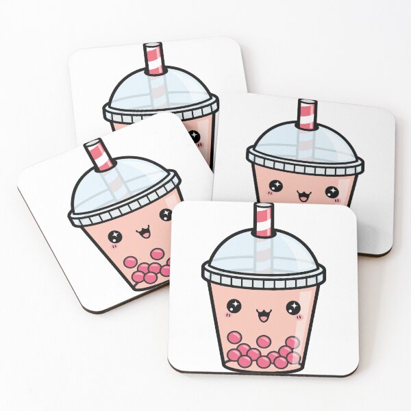 Item preview, Pink Boba Tea Sticker  designed and sold by cassidy201817.