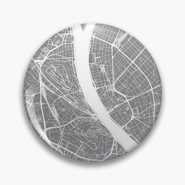 Item preview, Budapest, Hungary, City Map - Grey designed and sold by helloadventure.
