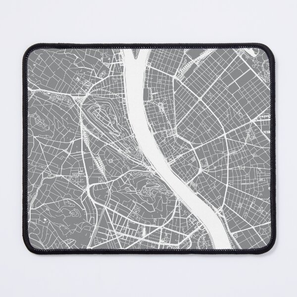 Item preview, Budapest, Hungary, City Map - Grey designed and sold by helloadventure.
