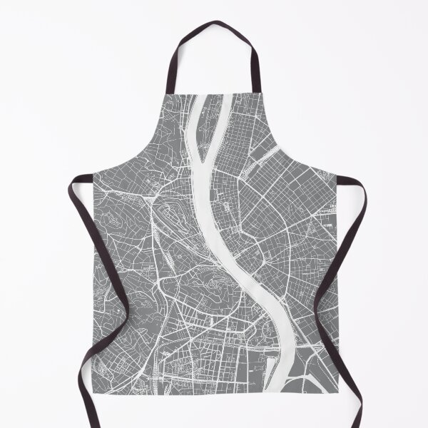Item preview, Budapest, Hungary, City Map - Grey designed and sold by helloadventure.