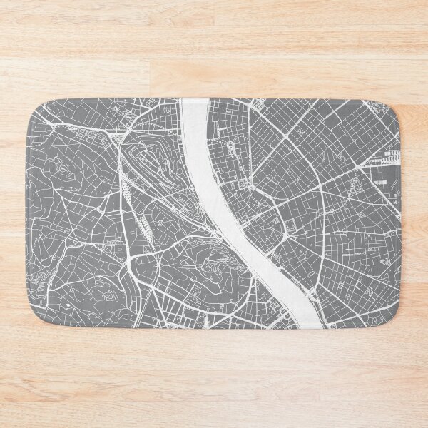 Item preview, Budapest, Hungary, City Map - Grey designed and sold by helloadventure.