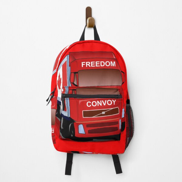 Item preview, Freedom Convoy Canada 4 Red Background Square designed and sold by LeonardoDigenio.