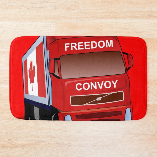 Item preview, Freedom Convoy Canada 4 Red Background Square designed and sold by LeonardoDigenio.