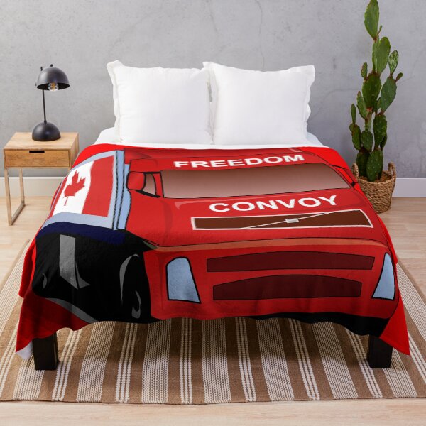 Item preview, Freedom Convoy Canada 4 Red Background Square designed and sold by LeonardoDigenio.