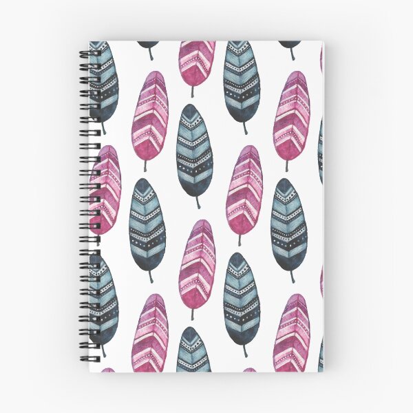 Item preview, Watercolor Fashion Pattern - Pink and Blue Feathers designed and sold by anaden.