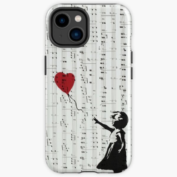 Girl With a Red Balloon by Banksy, Contemporary Street Art  iPhone Tough Case