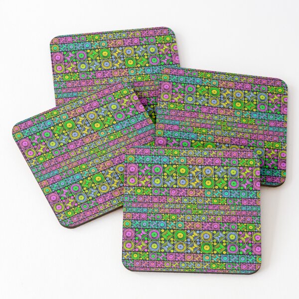 Item preview, Geometric Midnight Garden Tiled designed and sold by PanicDay.