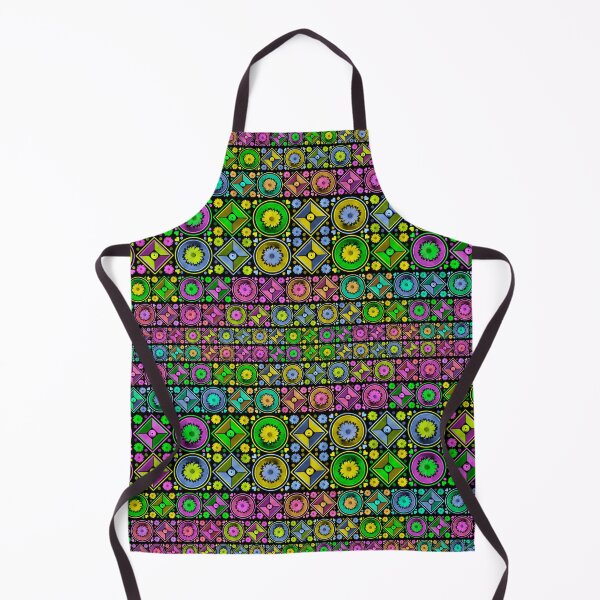 Item preview, Geometric Midnight Garden Tiled designed and sold by PanicDay.