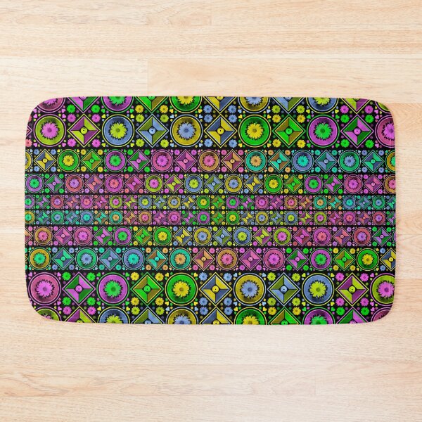 Item preview, Geometric Midnight Garden Tiled designed and sold by PanicDay.