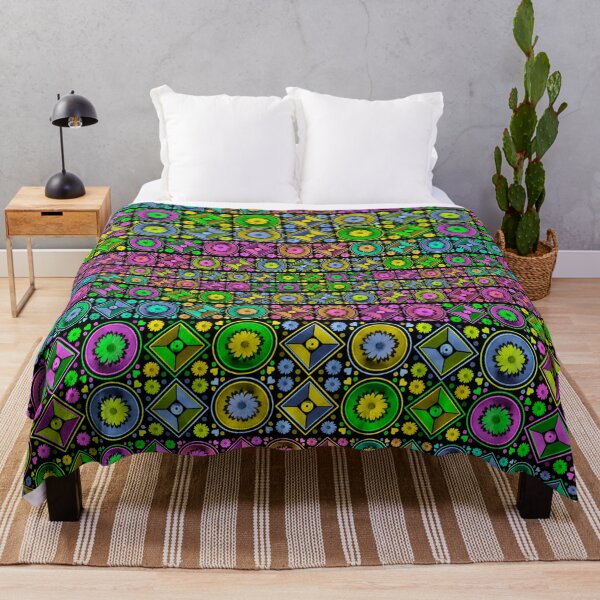 Item preview, Geometric Midnight Garden Tiled designed and sold by PanicDay.