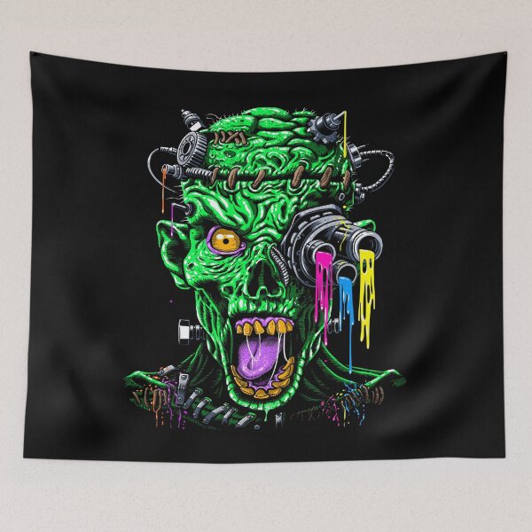 Item preview, futuristic zombie designed and sold by albertocubatas.