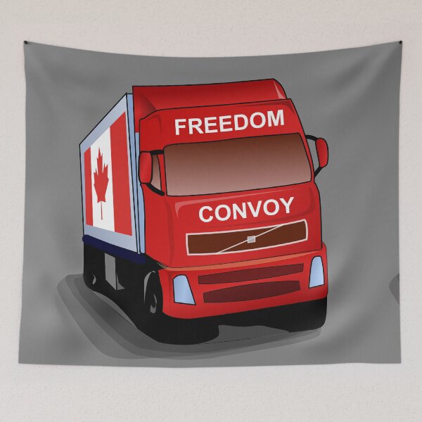 Item preview, Freedom Convoy Canada 5 Gray Background designed and sold by LeonardoDigenio.