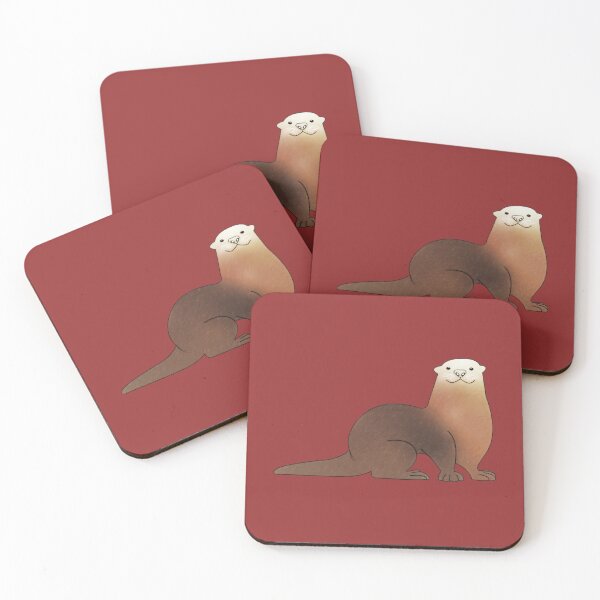 Item preview, Otter, Wildlife, Illustration,  designed and sold by DAM Creative ⭐⭐⭐⭐⭐.
